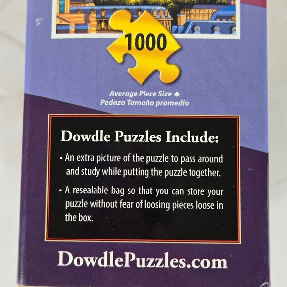 Dowdle Paris City of Lights 1000 Piece Jigsaw Puzzle NWT Activity Hobby Family - Picture 8 of 9